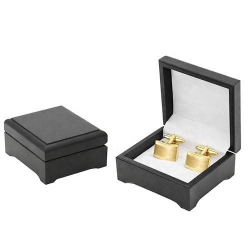 Mancuernillas personalizadas de oro bicolor miniatura 7
