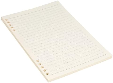Refill Paper, Planner Inserts for Binder Budget Planner Journals Notebook,80 GSM Thick Loose Leaf Paper,60Sheets/120 Pages(20 holes)