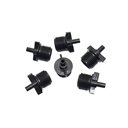 XINHUIPART Garden Plumbing Adapter 400pcs 1/2" Male Threaded To 6mm Adapter Connector Atomizing Nozzle Connection Garden Sprinkler Accessories Gardening Tools (Diameter : 1/2'')