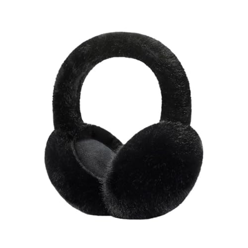Cache-oreilles chaud pour femme pliable et antigel en peluche douce