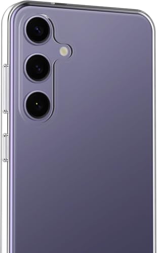 Image of NISHTECH for Samsung Galaxy S24 Plus 5G (2024) Premium Transparent Hybrid Soft Slim Dust Proof Back Case Cover with Camera Protection