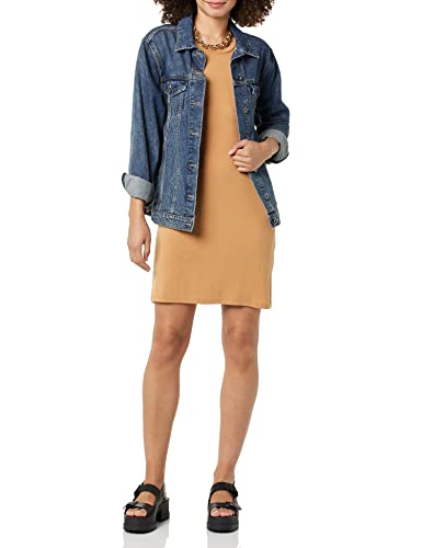 Image of Amazon Essentials Women's Lightweight Jersey Slim-Fit Tank Mini Dress