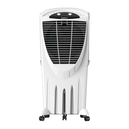 Symphony Winter 80 XL Desert Air Cooler for Home with Powerful Fan, Honeycomb Pads, i-Pure Technology and Low Power Consumption (80L, White)