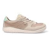 Etika Zapatillas Barefoot de Mujer, Calzado Respetuoso Minimalista Deportivo, Sneakers Urbanas Puntera Ancha Suela Plana, 50231 Taupe - 38