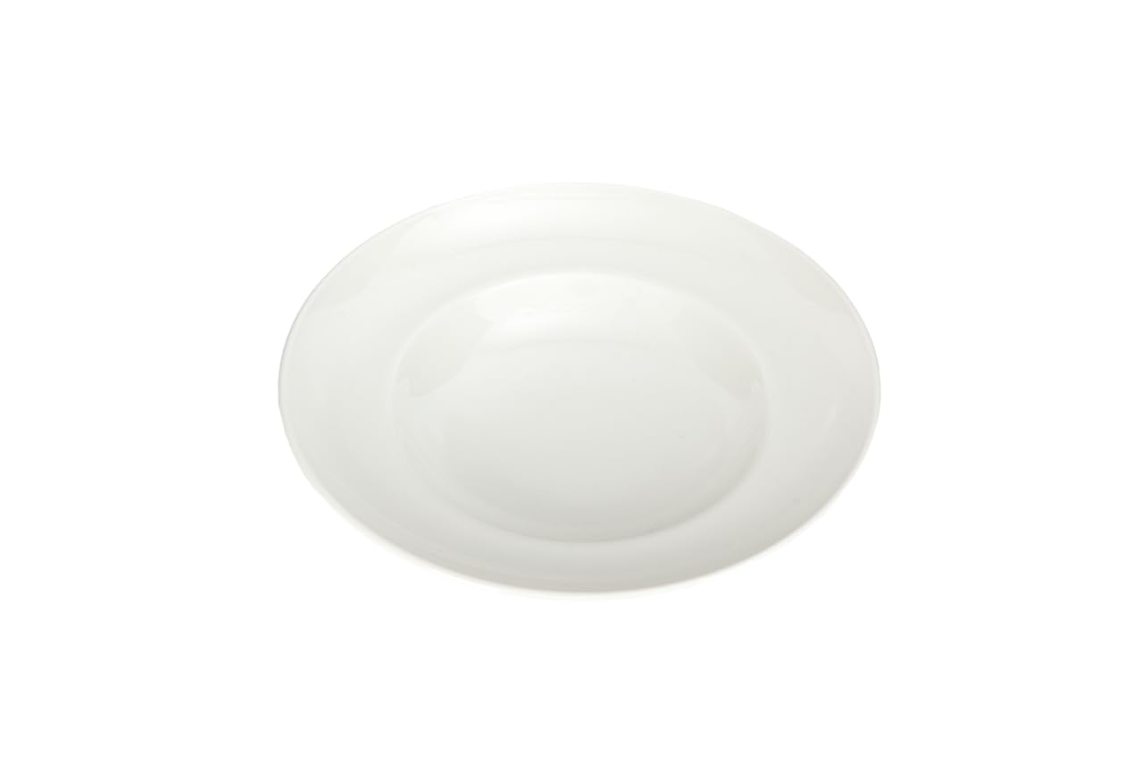 METRO Professiona juego de 6 platos de porcelana para pasta Anla, 30 cm de diámetro, aptos para microondas y horno hasta 220 °C, color blanco