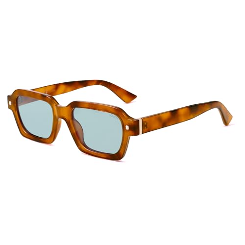 SOJOS Retro Trendy Polarized Sunglasses for Men Women Vintage Square Mens Shades SJ2397