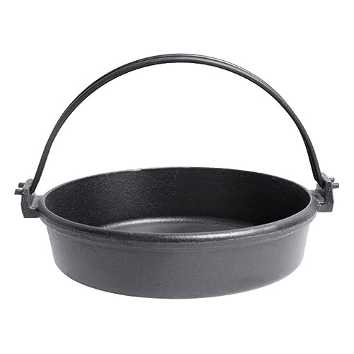 Toddmomy Olla De Hierro Fundido De Gran Capacidad Para Camping Resistente Olla Colgante Para Cocinar Al Aire Utensilios De Cocina Para Acampar