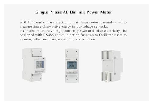 Compteur de puissance triphasé AC ADL400, Idéal Borne Recharge EV & Usine