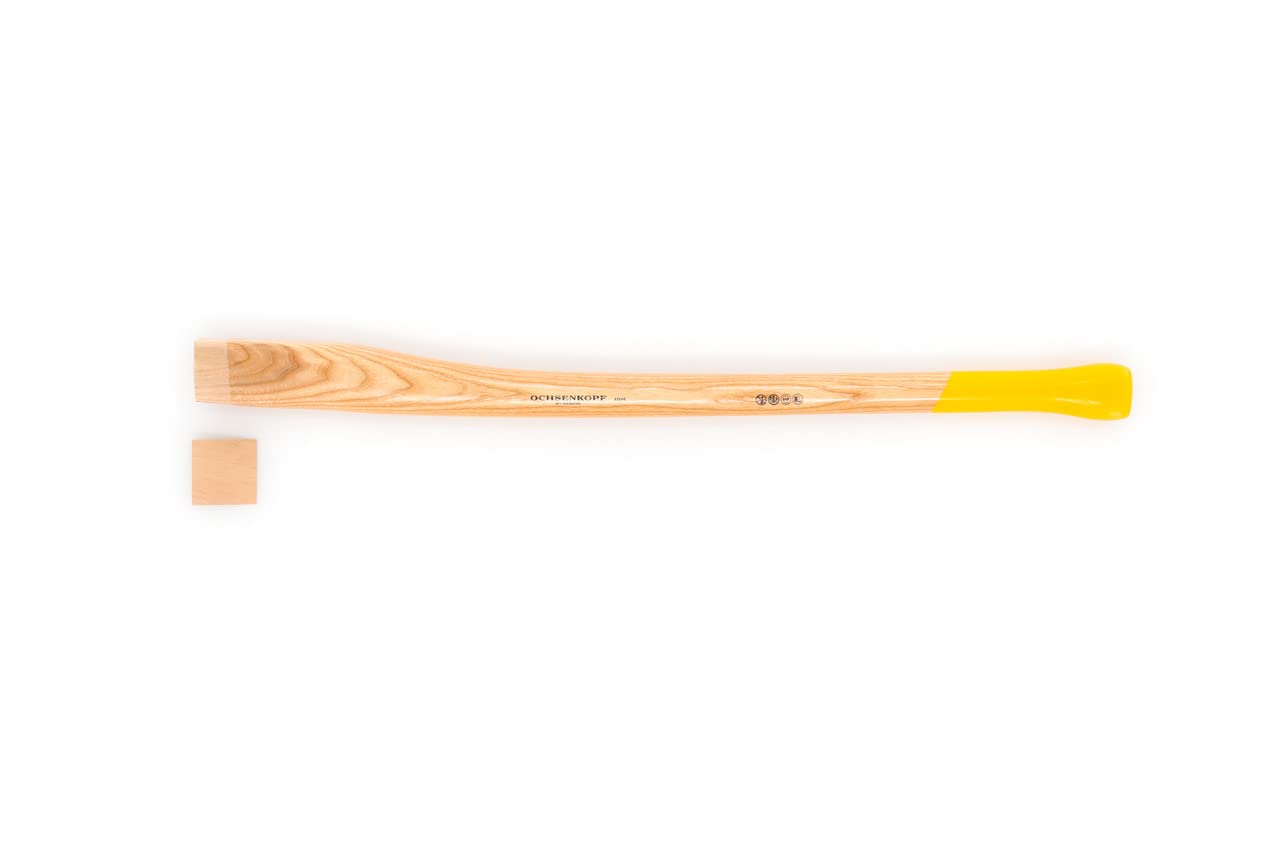 OCHSENKOPF Ersatzstiel für Spaltbeil, Stiel aus Eschenholz, 850 mm, 725 g, Knauf, Forstwerkzeug, OX E-85 E-0850