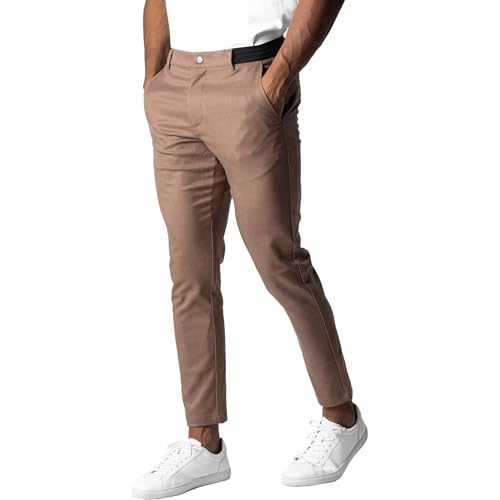 Pantalon de costume skinny stretch pour homme actif et mobile