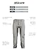 Alleson Athletic Boys Crush Premier Baseball Pant - Breathable Pants with Dura-Stretch Fabric for All-Day Wear, Grey, X-Small