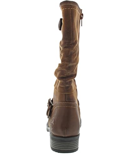 Rieker 98860, Damen Hohe Stiefel, Braun (nuss/nuss 22), 42 EU (8 UK)
