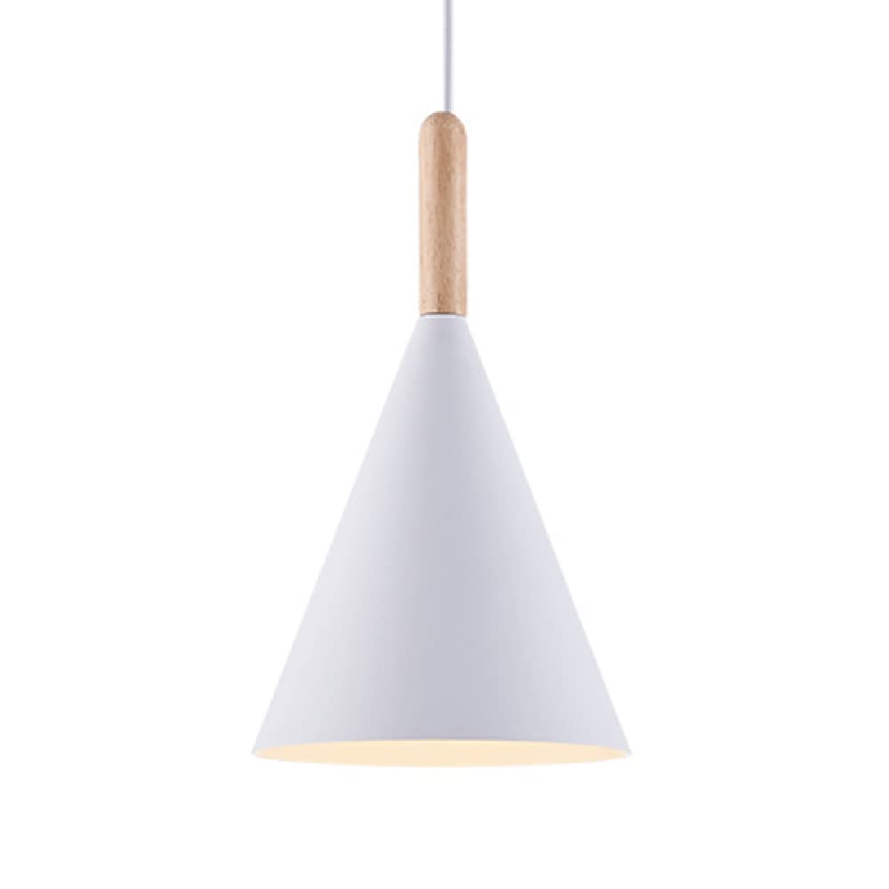 Luminaire suspendu classique blanc et lustre industriel chic pour restaurant