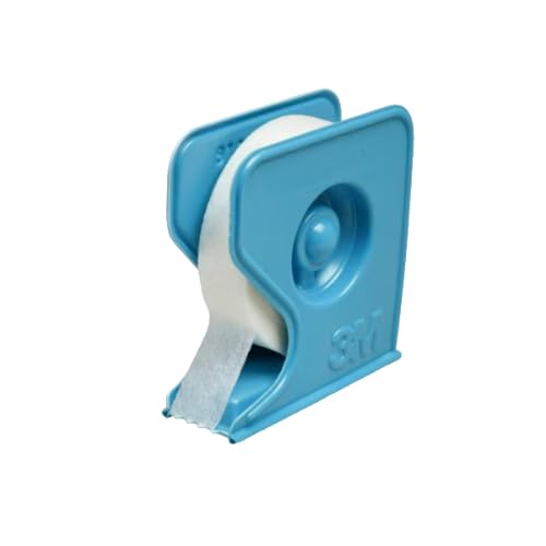 generic Micropore Surgical Medical Tape with Dispenser, Skin Friendly Paper, 0.5 Inch X 10 Yard, White, NonSterile, 2 Each