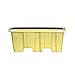 2 Drum Poly Spill Pallet, Yellow, 66 Gallon Spill Capacity, 2000 lbs Load Capacity, 51
