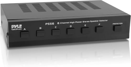 Image of Pyle Home PSS6 6-Channel High Power Stereo Speaker Selector