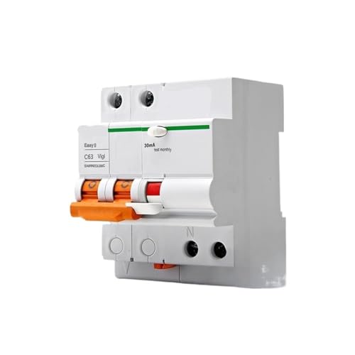 Disjoncteur électrique E9 2P avec protection différentielle pour tableau 40A
