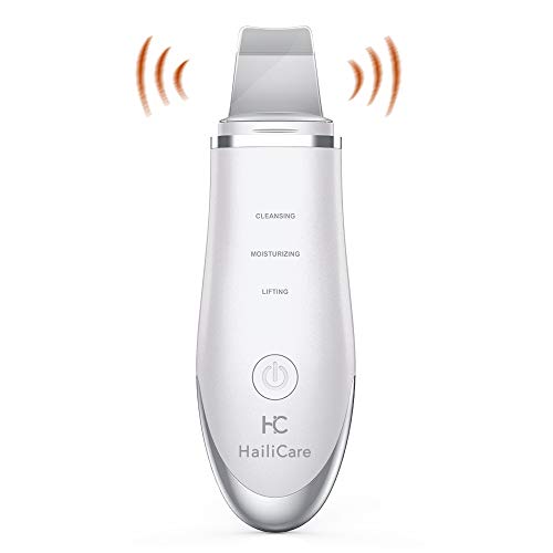 Épurateur Ultrasonique de Peau, HailiCare Épurateur pour le Visage, Visage Cleaner Dispositif, Blackhead Remover, Visage Exfoliant Nettoyage Instrument Pore Cleaner Épurateur De Peau Peeling