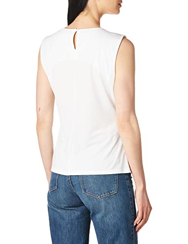 Calvin Klein Women's Pleat Neck Sleeveless Blouse3