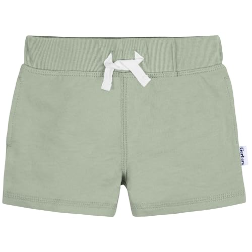 Gerber boys Toddler 3-pack Pull-on Knit Shorts Casual Shorts (pack of 3)