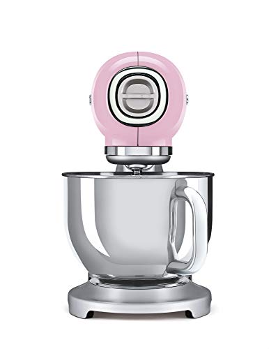 Smeg SMF02PKEU mixeur Robot mixer 800 W Rose, Argent
