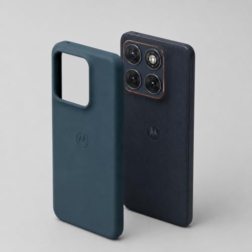 Image of Motorola Compatible with Moto Edge 70 Fusion Softmatte (TPEE) Back Cover Drop Tested Shock Proof Mobile Case for Men, Women, Boys and Girls with Camera Protection (Silhouette)