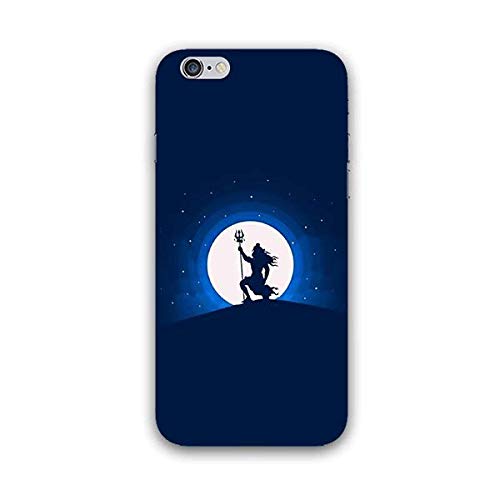 ANGEL ENTERPRISE Chandramauli Mahadev with Blue Background iPhone 6 Printed Mobile Back case