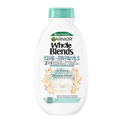 Garnier Whole Blends shampooing 2-en-1 riz et avoine 250ml