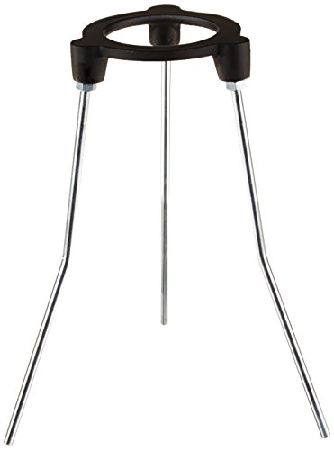 United Scientific TRS3X9 Cast Iron/Zinc Tripod Stand, 3.5" Ring OD, 9" Height