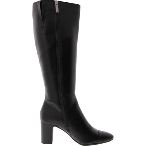 Anne Klein Womens Sawyer Faux Leather Knee-High Boots2