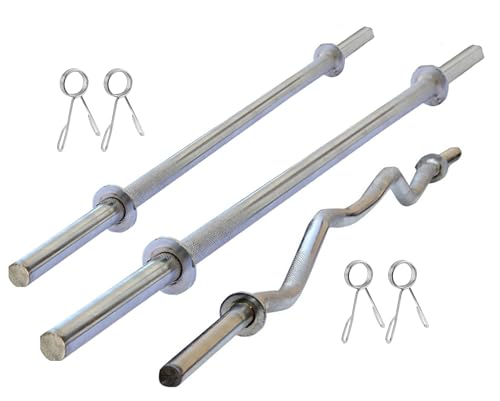 Musclen Fitness Weight Lifting Rod, 19mm 3Feet Curl, 4 Feet Straight & 5 Feet Straight Gym Rods, Chrome Plated Steel Gym Rods (B09FY5SL2L) Amazon Price History, Amazon Price Tracker