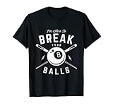 Diseño de piscina ideal para un taco de billar jugando o asistir a un juego de billar. Motivo divertido de billar