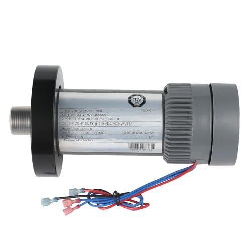 M-405565 Treadmill DC Drive Motor with Flywheel, 2.80 HP 130V DC 1939W Replacement for NordicTrack & ProForm – Compatible with 314571, 362190, 356334, 405618, 349568, C3364B4370M by Generic - Used condition - US$151.90