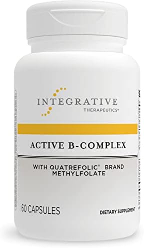 Integrative Therapeutics - Active B-Complex - Cellular Energy Production*- with 8 B-Vitamins, Vitamin B12, Folate, Choline - 60 Capsules