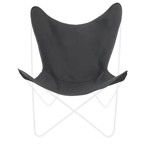 Butterfly Chair Cover Waterproof Olefin Covers for Foldable Butterfly Chairs Only Cover (Dark Grey)