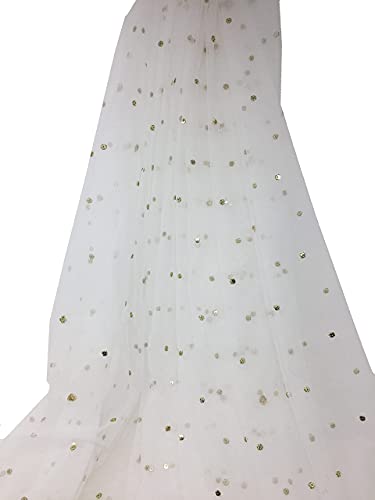 Image of Women's Fabric Dress Material for Blouse, Kurti, Lehenga (Material: Net, Color : Wine)