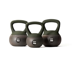Soft Kettlebells with Cushioned Impact-Resistant Base and Anti-Slip, Wide-Grip Handle for Home Workouts, Weightlifting, and Personal Training