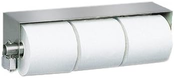 Royce Rolls Stainless Steel Standard Triple (Three-Roll) Toilet Paper Holder Dispenser - #TP-3 with #TP-Clip