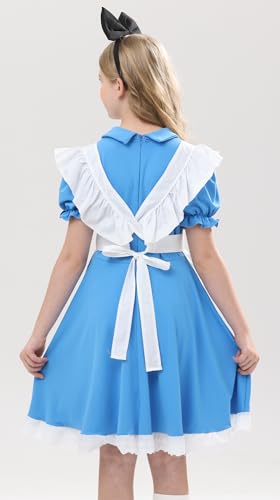 Disfraz de Princesa para Niñas vestido azul 9-10 años miniatura 3