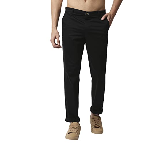 Image of Thomas Scott Men's | Solid | 4 Slant Pockets | Regular Fit | Premiun Cotton | Formal wear Trouser | Casual Chino | Pants for Men (Plus Size)