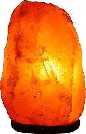 Mind,Body & Soul from * TISHYAA Collections * Natural Shape Himalayan Rock Salt LAMP for Healing, FENG Shui, VASTU & Home Decor (2-3 KG) Qty - 1Pc