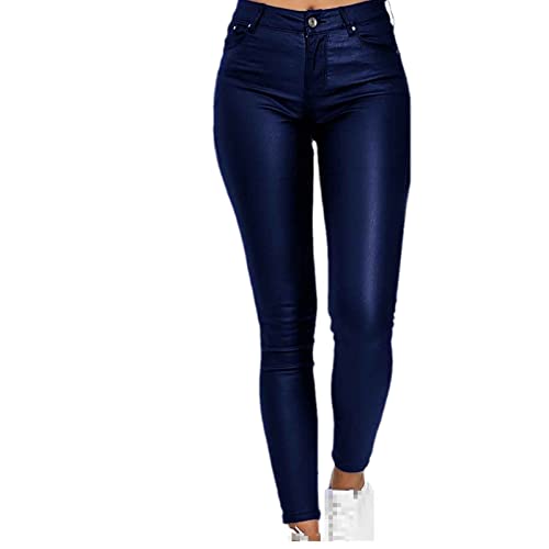 Pantalon en cuir femme extensible et chaud pour affronter l'hiver