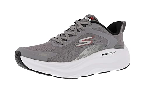 Top 10 Best Skechers Running Shoe Reviews for Comfort 11 Skechers Men's Max Run Pacewave Sneaker, Gray, 9