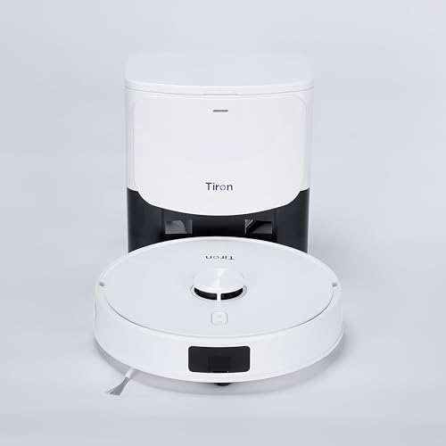 TIRON TRV 30S Robot Vacuum Cleaner, Advanced Self-Empty Station, ...