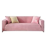 PENDEJATO Stretch Sofa Slipcover, Soft Velvet Sofa Couch Covers with Pillowcase Furniture Protector