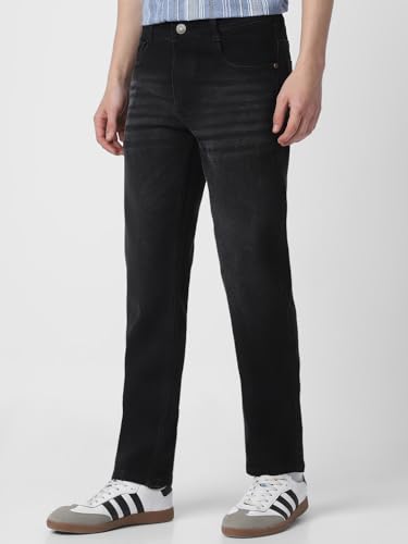 Image of Neostreak Men's Regular Fit Heavy Washed Jeans Stretchable