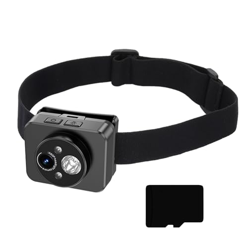 Grabadora deportiva 1080P con gran angular de 120° y focos LED para exteriores