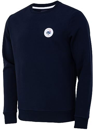 FFF Sweat Shirt Fan Made in France - Collection Officielle Equipe de France de Football - Homme Taille XL