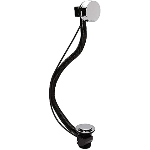 VeeBath Essentials Bathroom Overflow Bath Bathtub Taps Mixer Click Pop Up Waste Cover