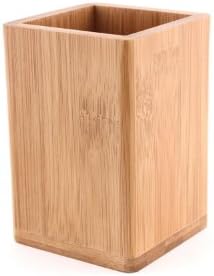 Gedy Gedy BA98-35 Square Wood Tumbler, Natural